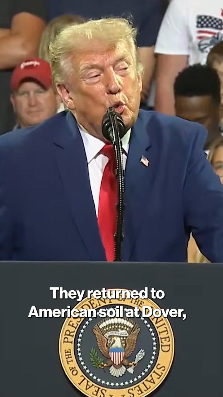 Trump Honors Fallen Soldier, Invites Grieving Family Aboard Air Force One at Georgia Rally