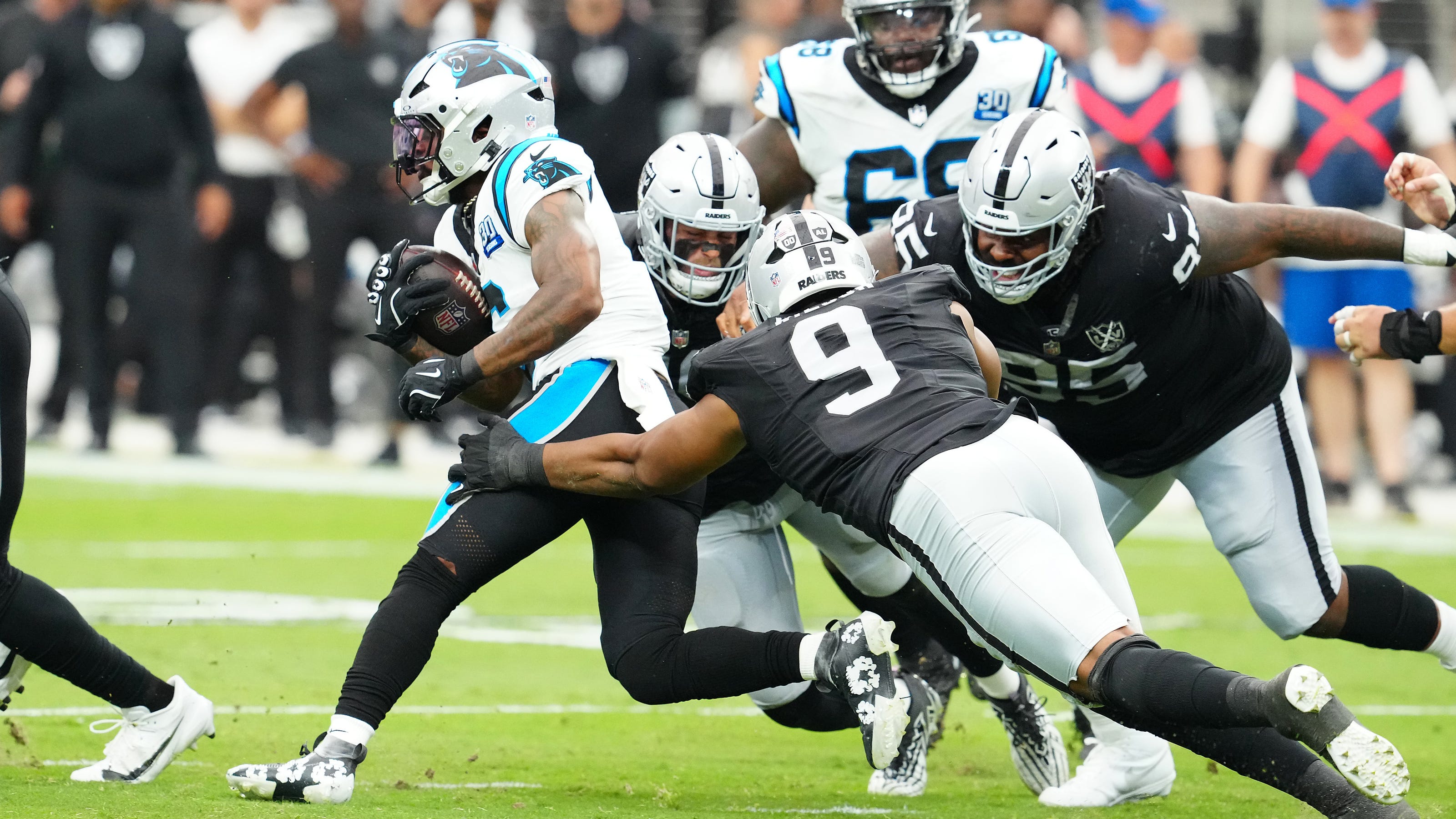 Las Vegas Raiders Evaluate Veteran Running Back Miles Sanders to Bolster Their Backfield.