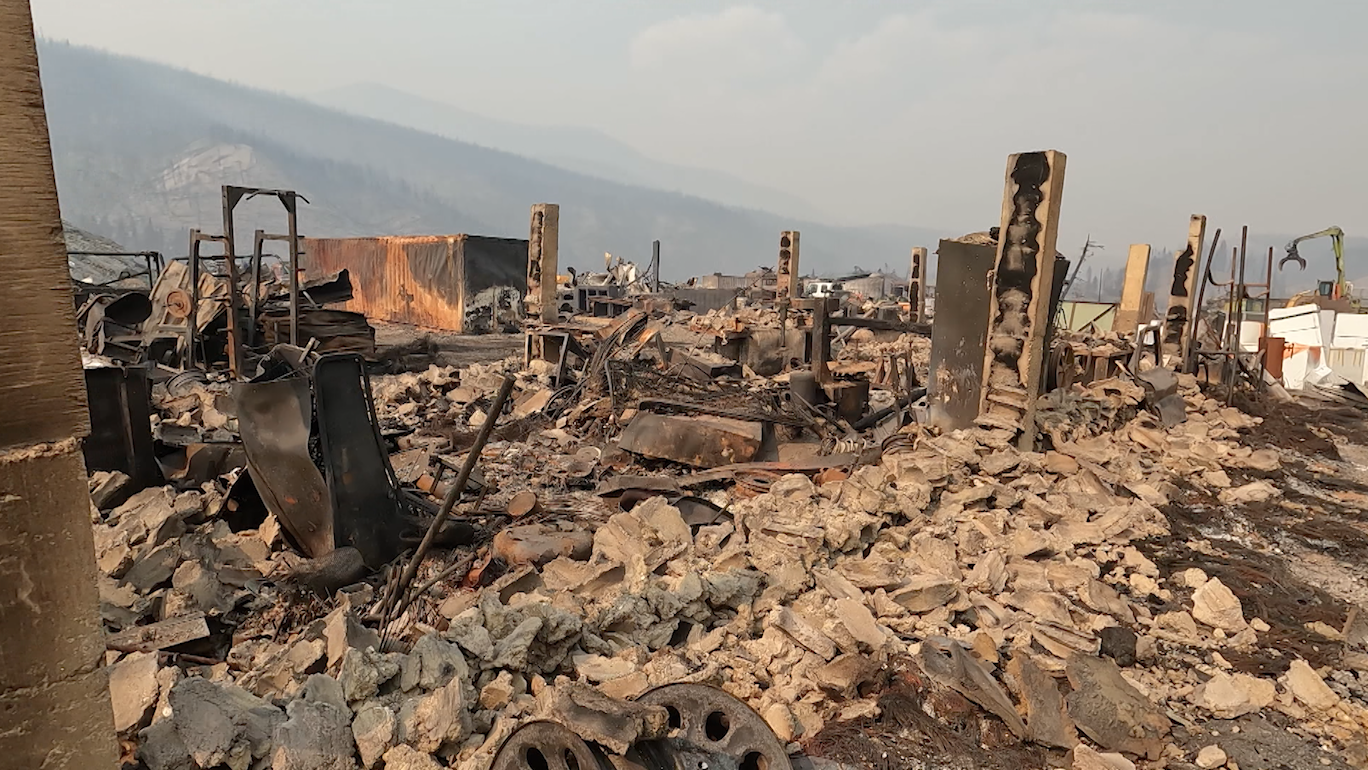 Evacuation alerts and orders downgraded as Pear Lake wildfire growth slows significantly.