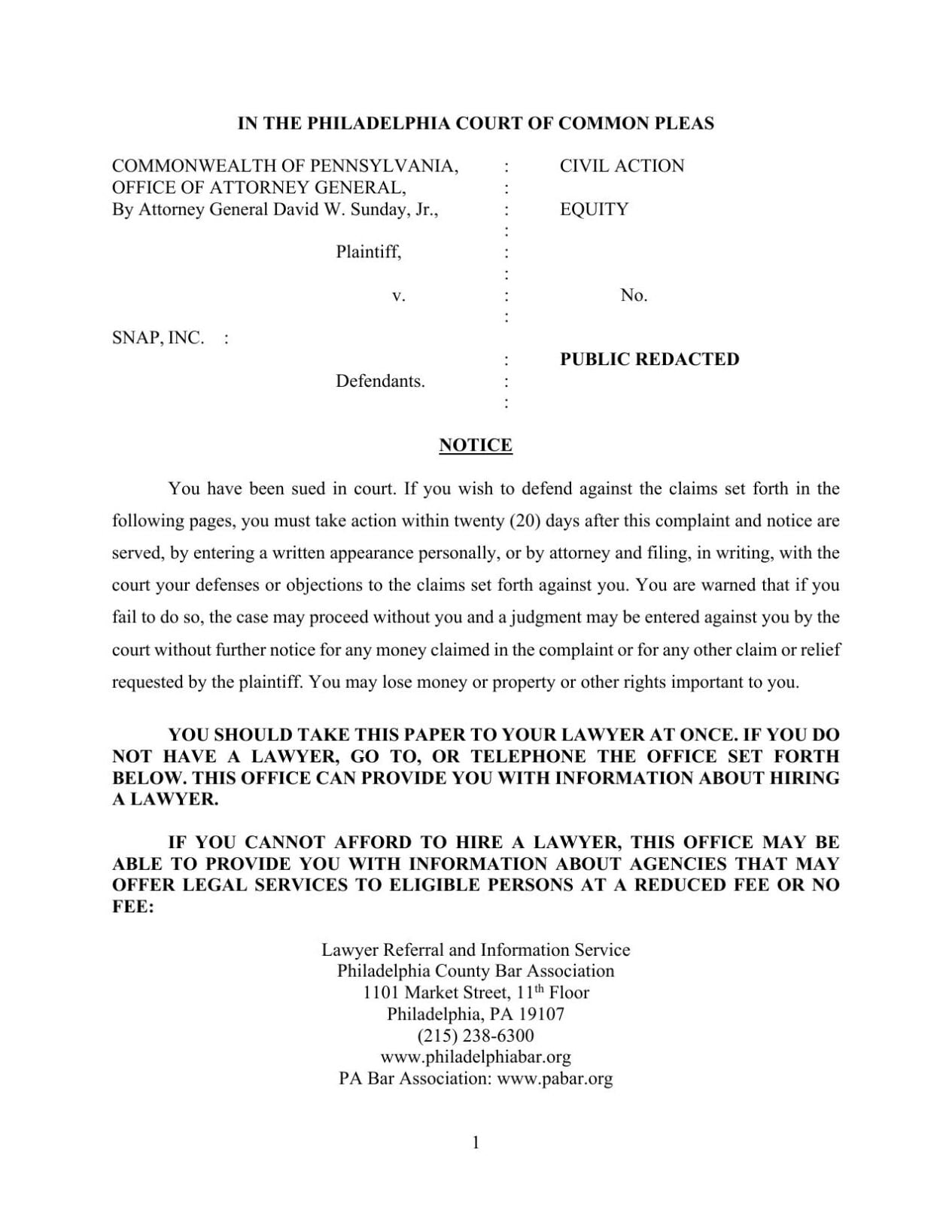 Pennsylvania Files Lawsuit Against Snap Over Snapchat Addiction Risks for Teens