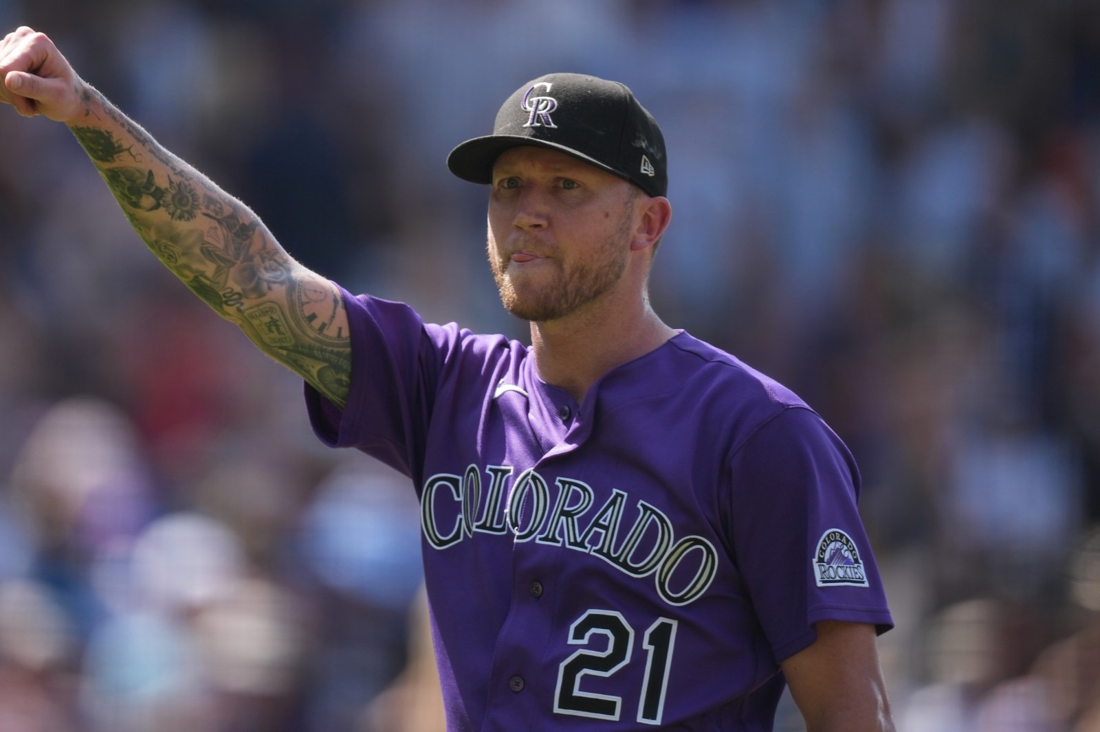 Rockies' Kyle Freeland pitches complete game, ties franchise win record in dominant 8-1 victory
