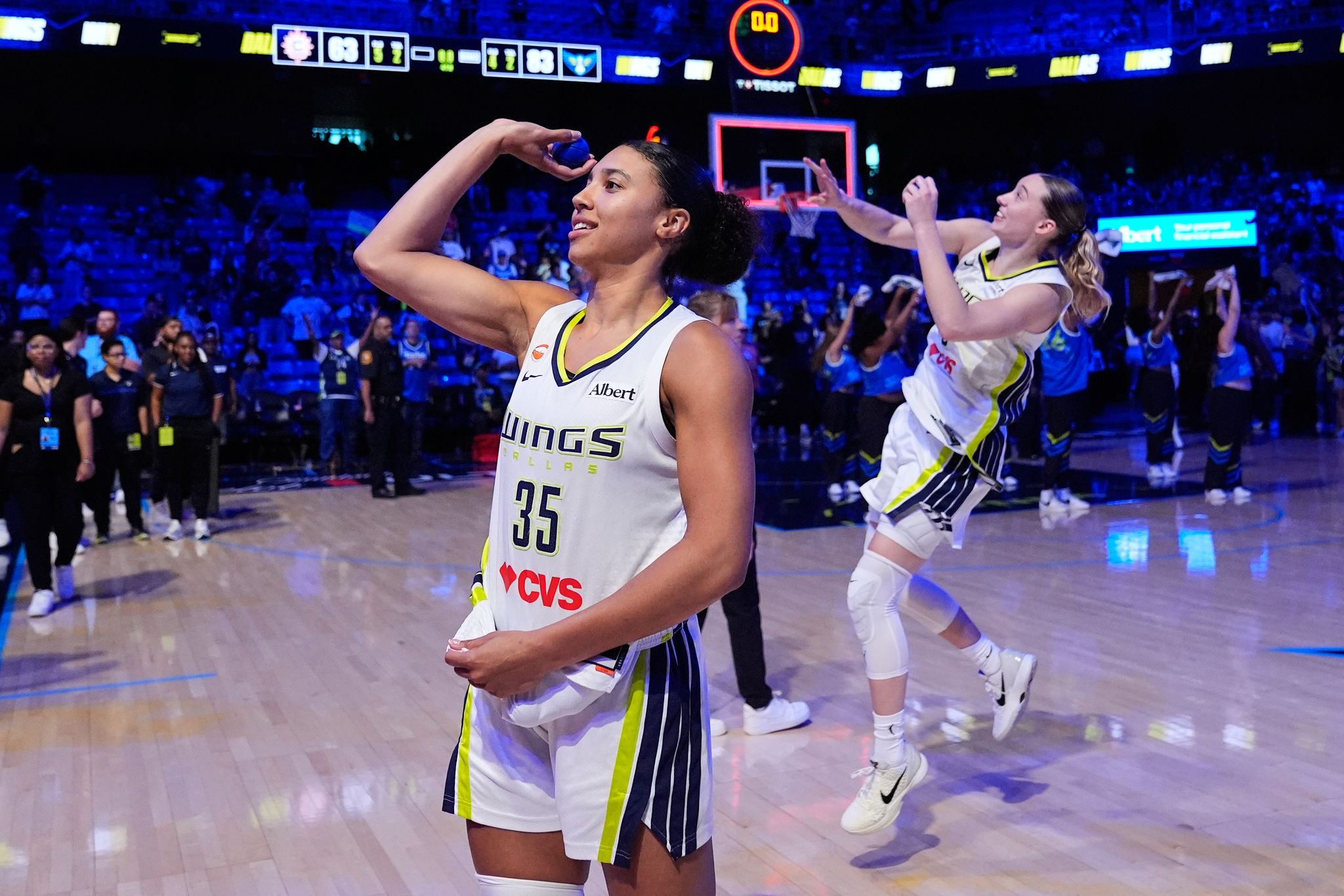 Han Xu scores a career-high 19 points as the New York Liberty defeat the Chicago Sky