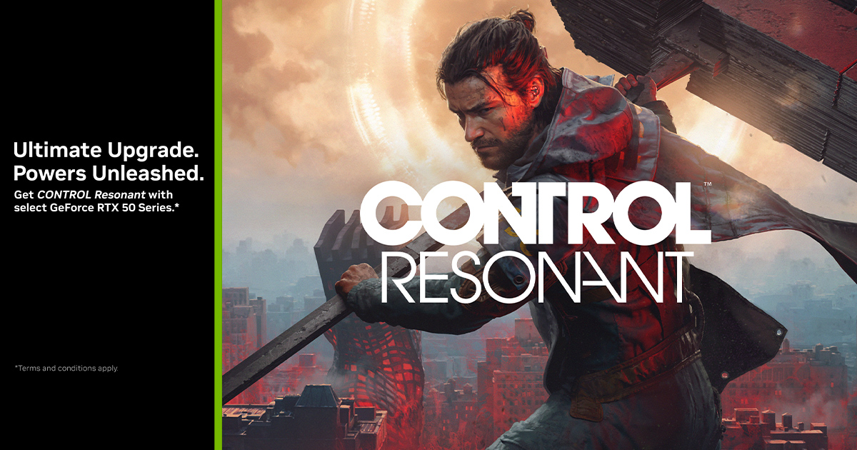 NVIDIA Bundles Control Resonant With RTX 50 Series And Unveils DLSS 4.5