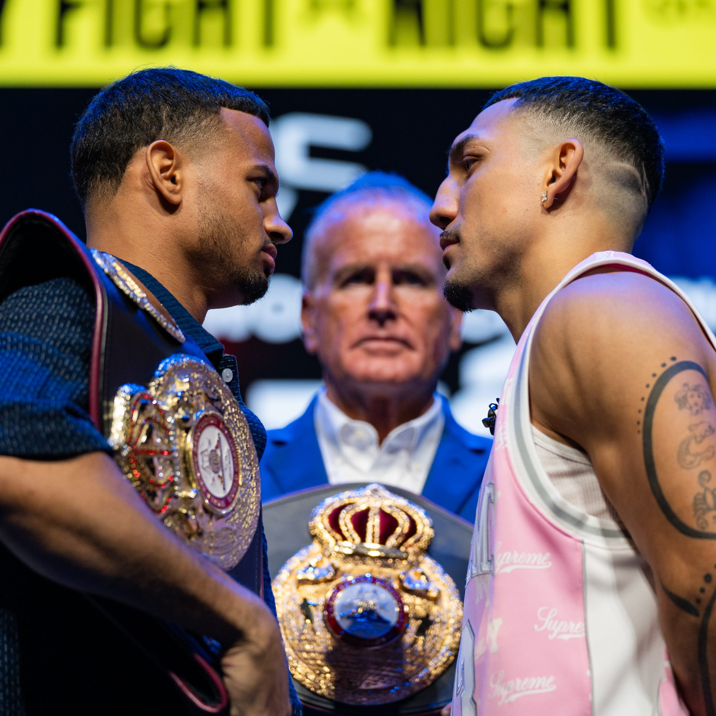 Rolando Romero and Teofimo Lopez Square Off in Welterweight Title Fight at T-Mobile