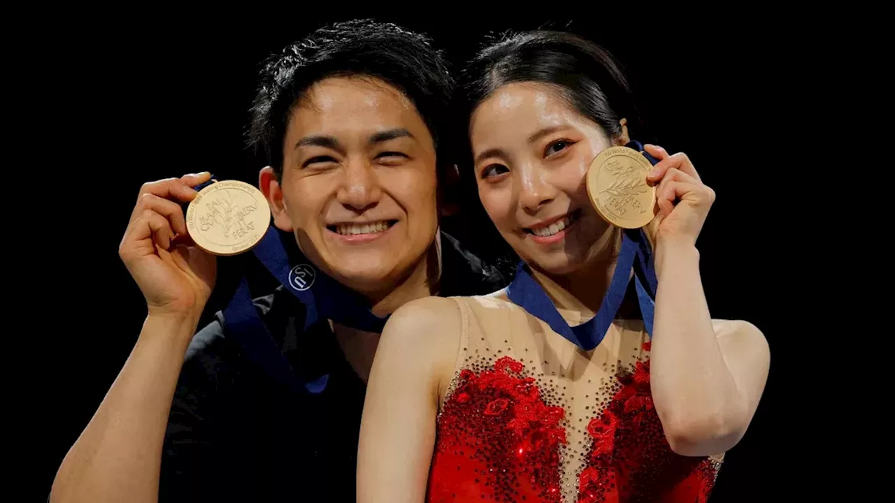 Olympic Pair Skating Champions Riku Miura and Ryuichi Kihara Announce Their Engagement