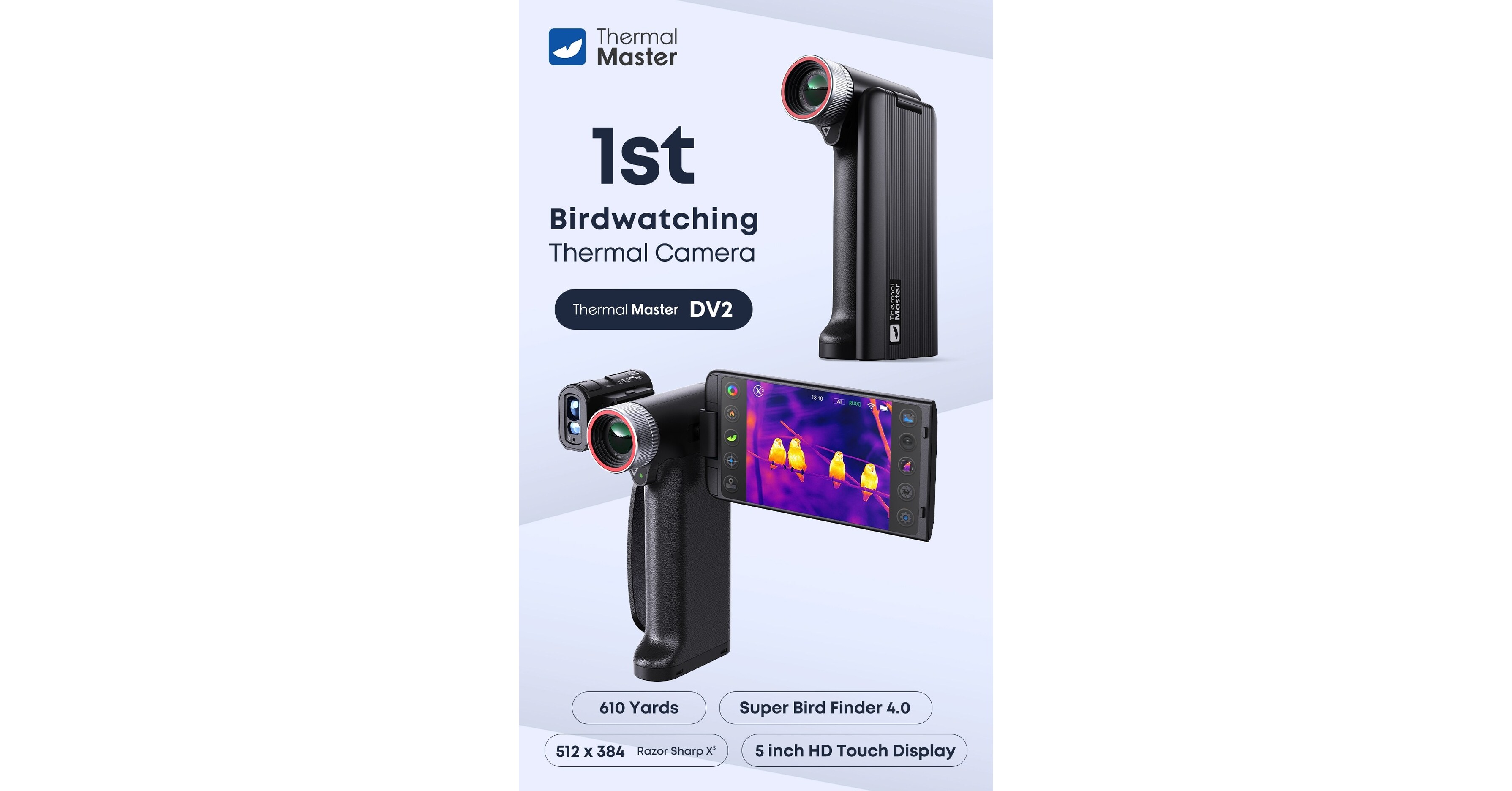 Thermal Master Launches New DV2 and T2MAX Thermal Devices for Birding Globally