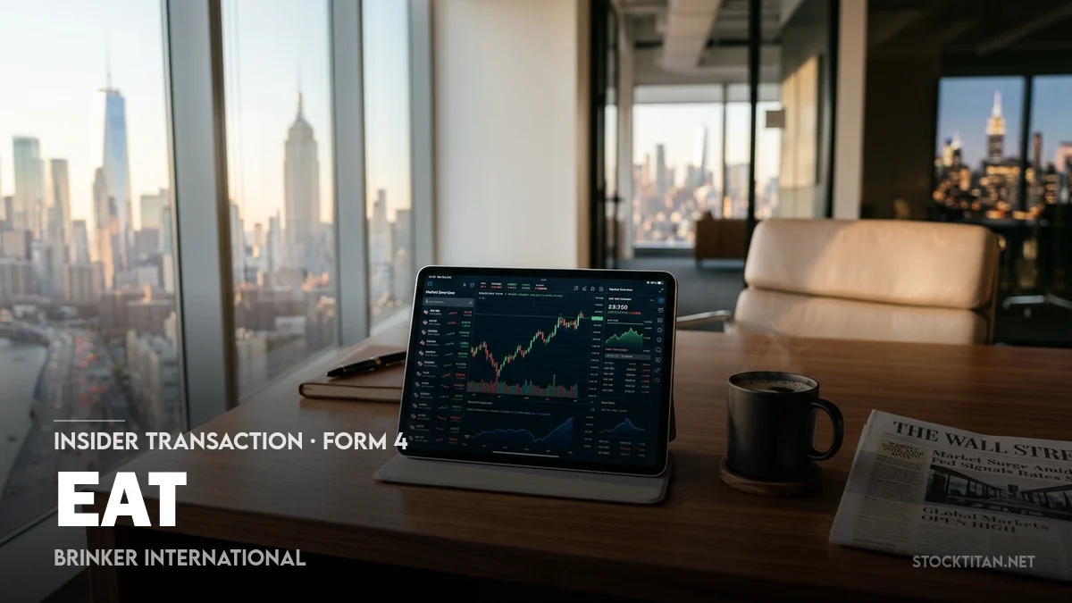 Brinker International Executives Report Diverse Stock Transactions Including Sales and Grants