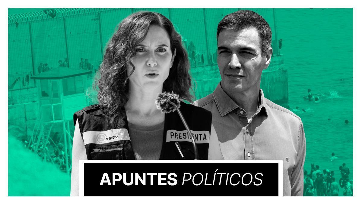 Morocco triggers Ceuta border crisis and tragic fires, as Ayuso's Madrid penthouse scandal persists