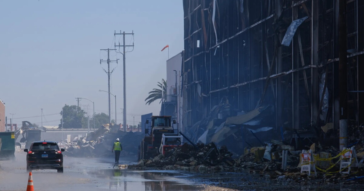 Regulators confirm bulk food waste removal at Boyle Heights facility, launching final cleanup phase.
