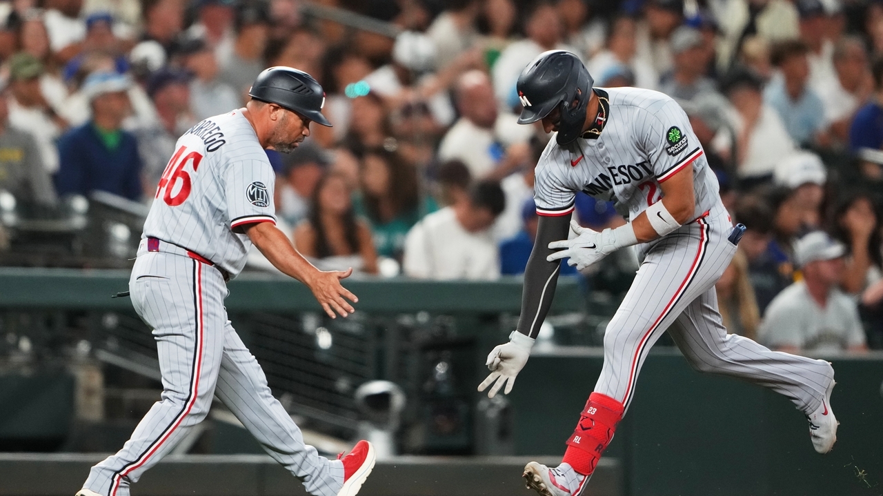 Lewis and Keaschall Power Twins to 5-3 Win Over Mariners, Clinching First Winning Record