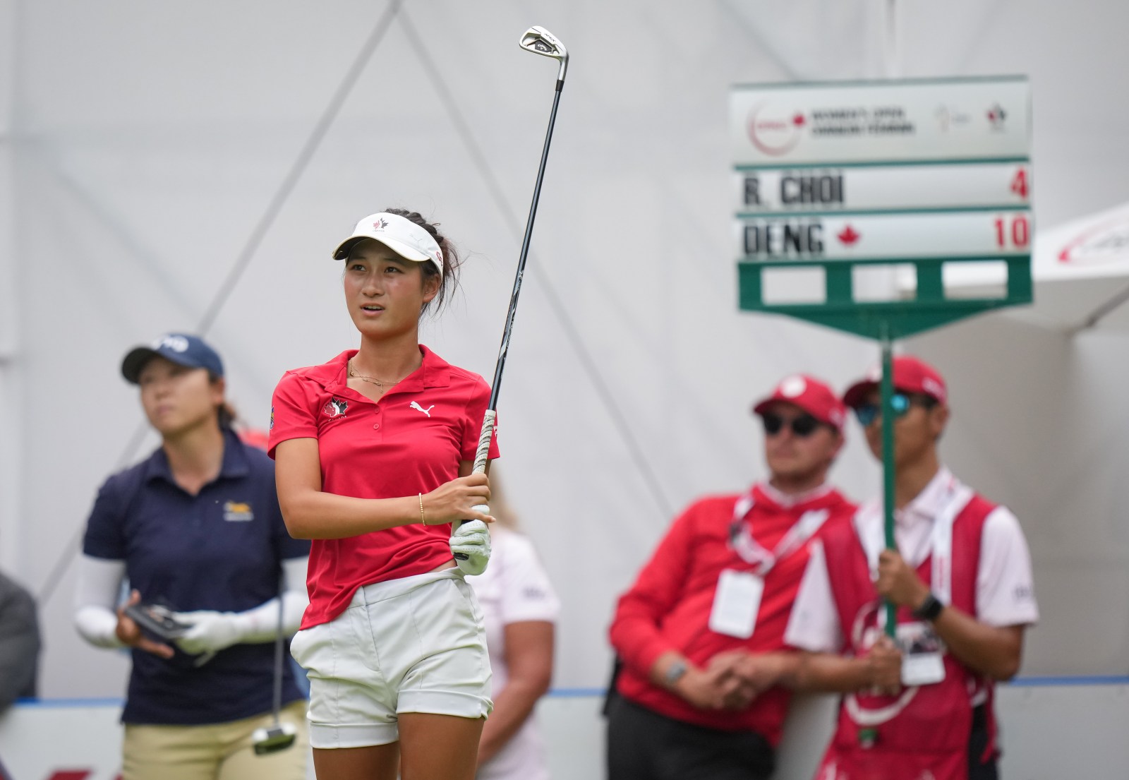 Sixteen-year-old Aphrodite Deng climbs leaderboard after stellar round at CPKC Women's Open