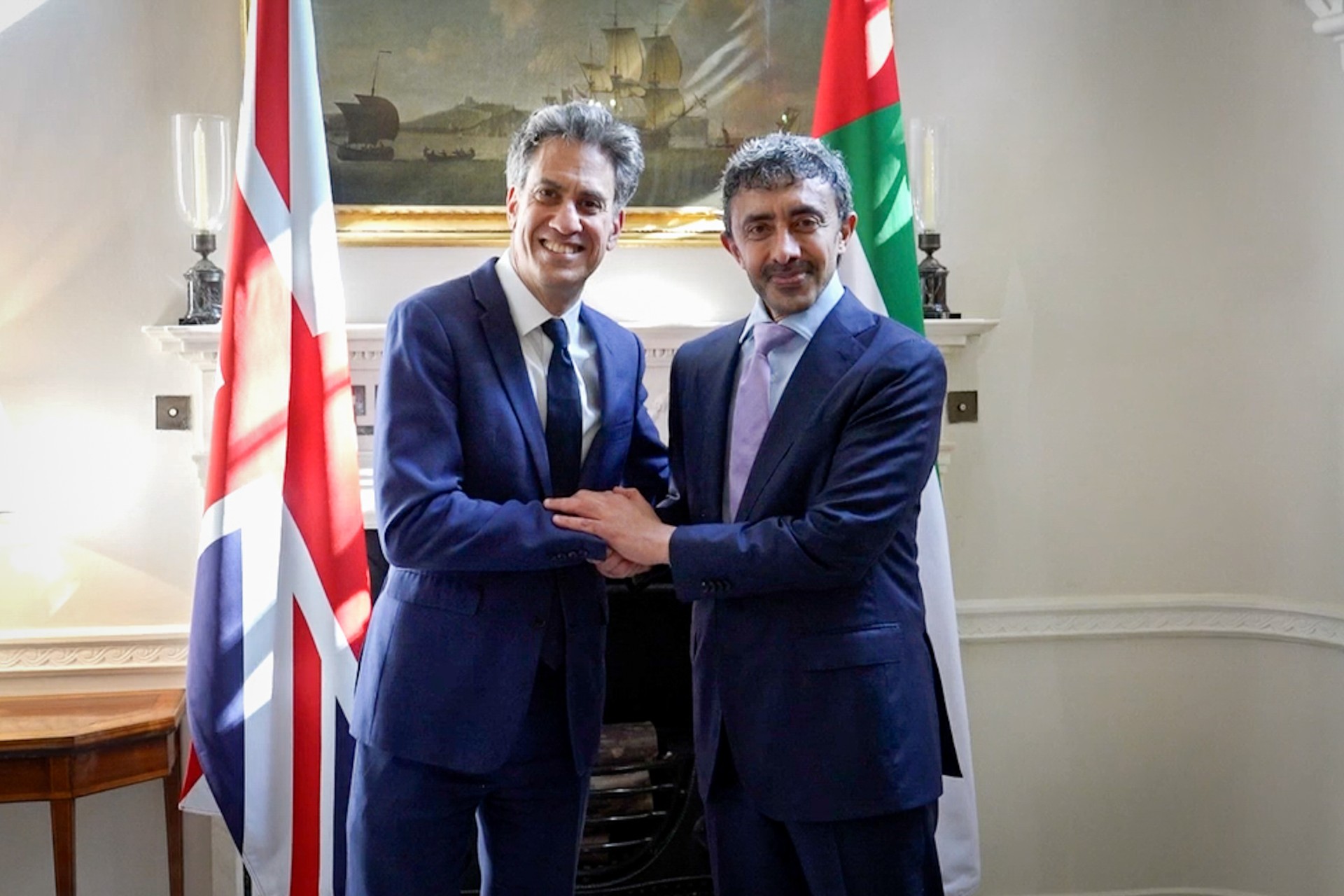UAE and UK Strengthen Partnership in London, Discussing Regional Security Amid Mideast Flare-Up