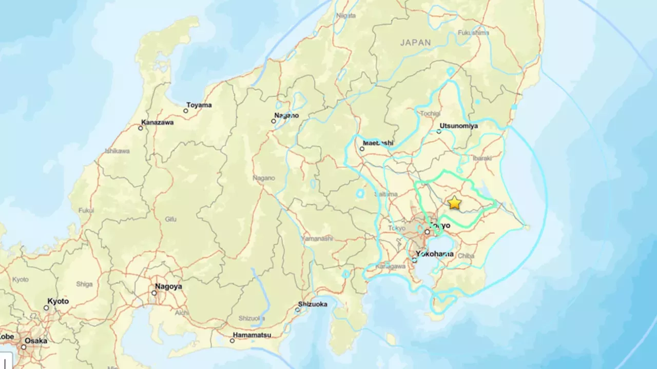 Magnitude 5.9 Earthquake Strikes Tokyo Region, Injuring 37 and Disrupting Transport