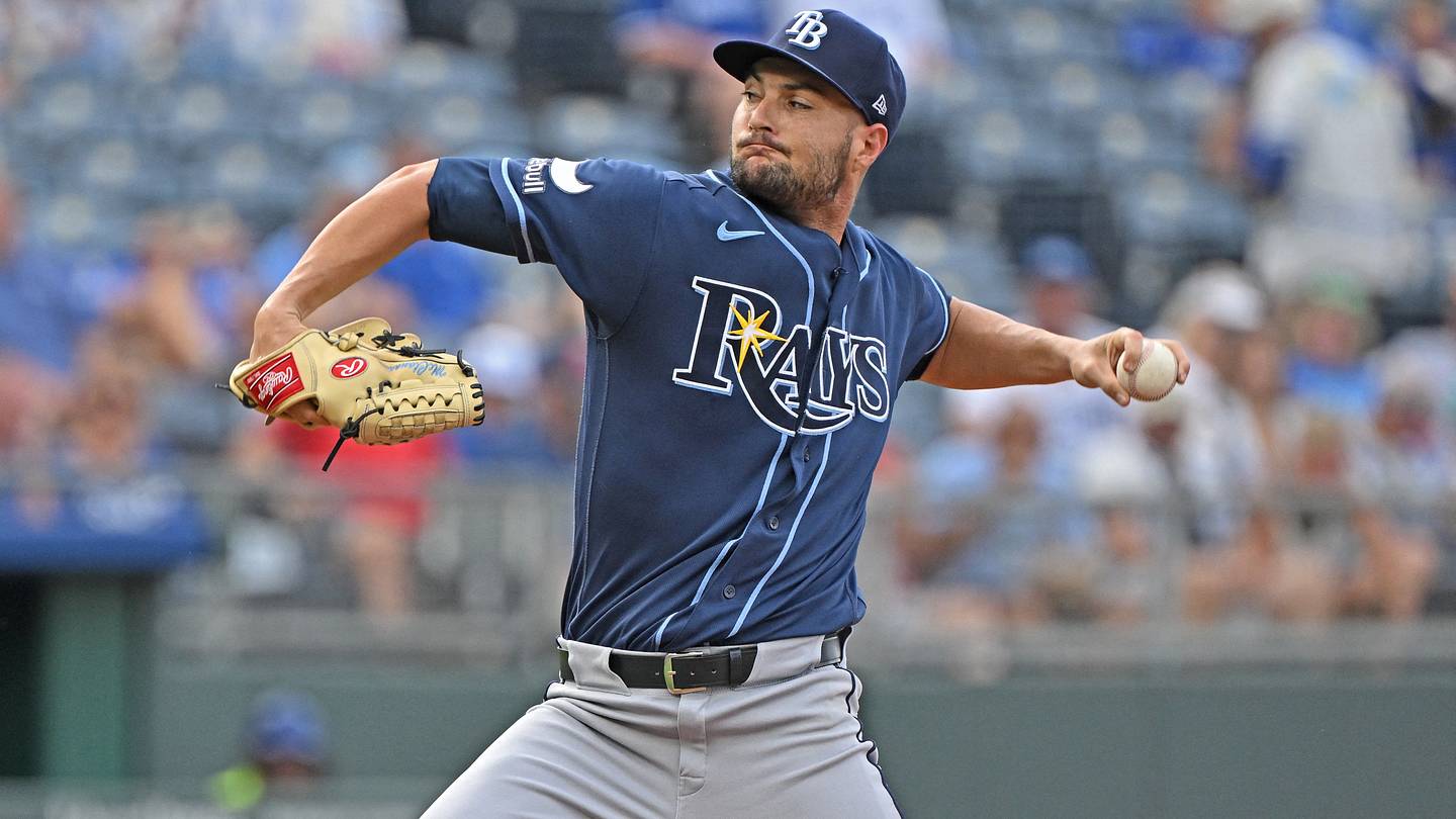 Tampa Bay Rays Place Shane McClanahan on 15-Day IL with Mid-Back Tightness; Alex Cook Recalled.