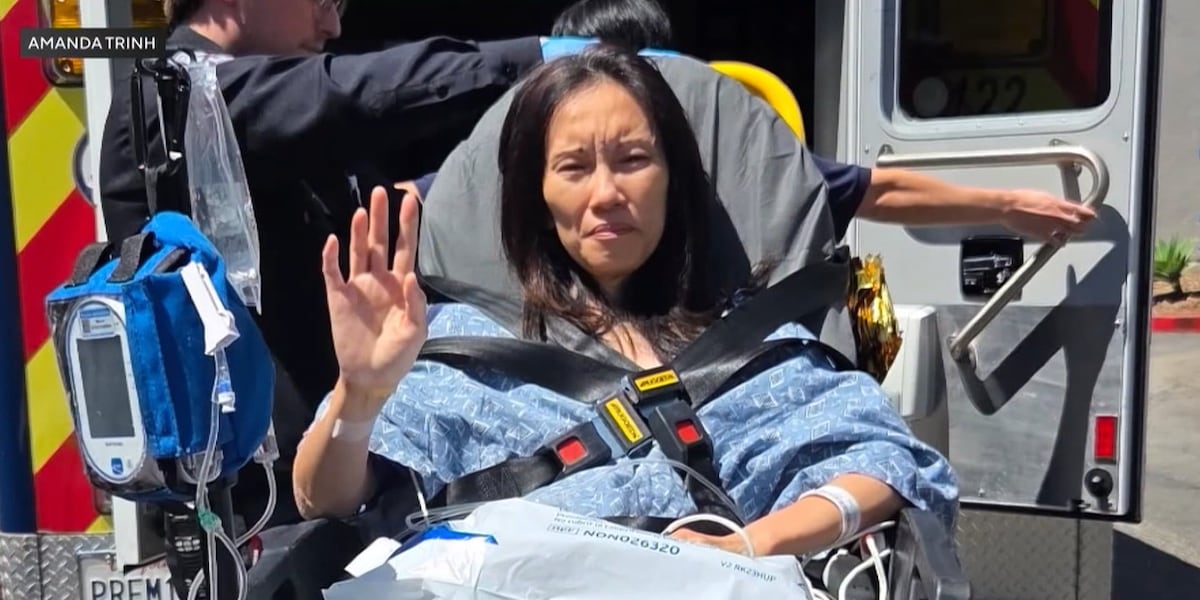 California woman survives near-drowning after being swept out to sea in Laguna Beach