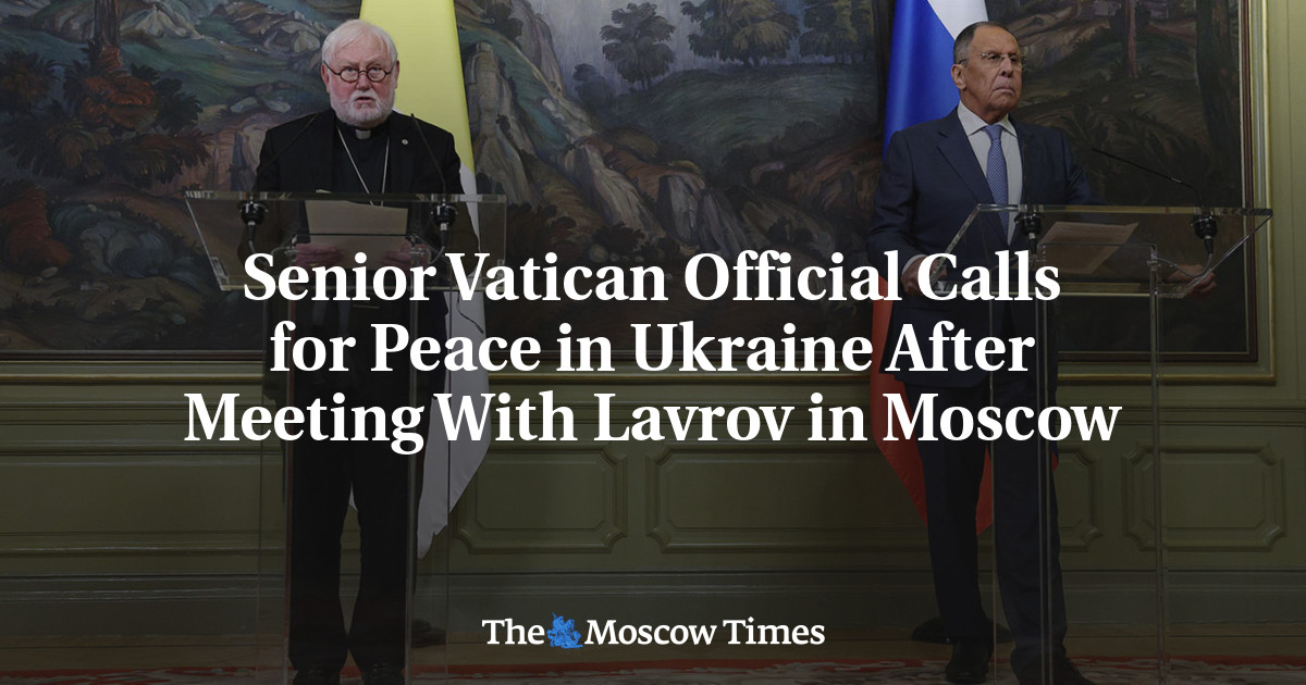 Vatican Official Calls For End To Ukraine War After Moscow Meeting