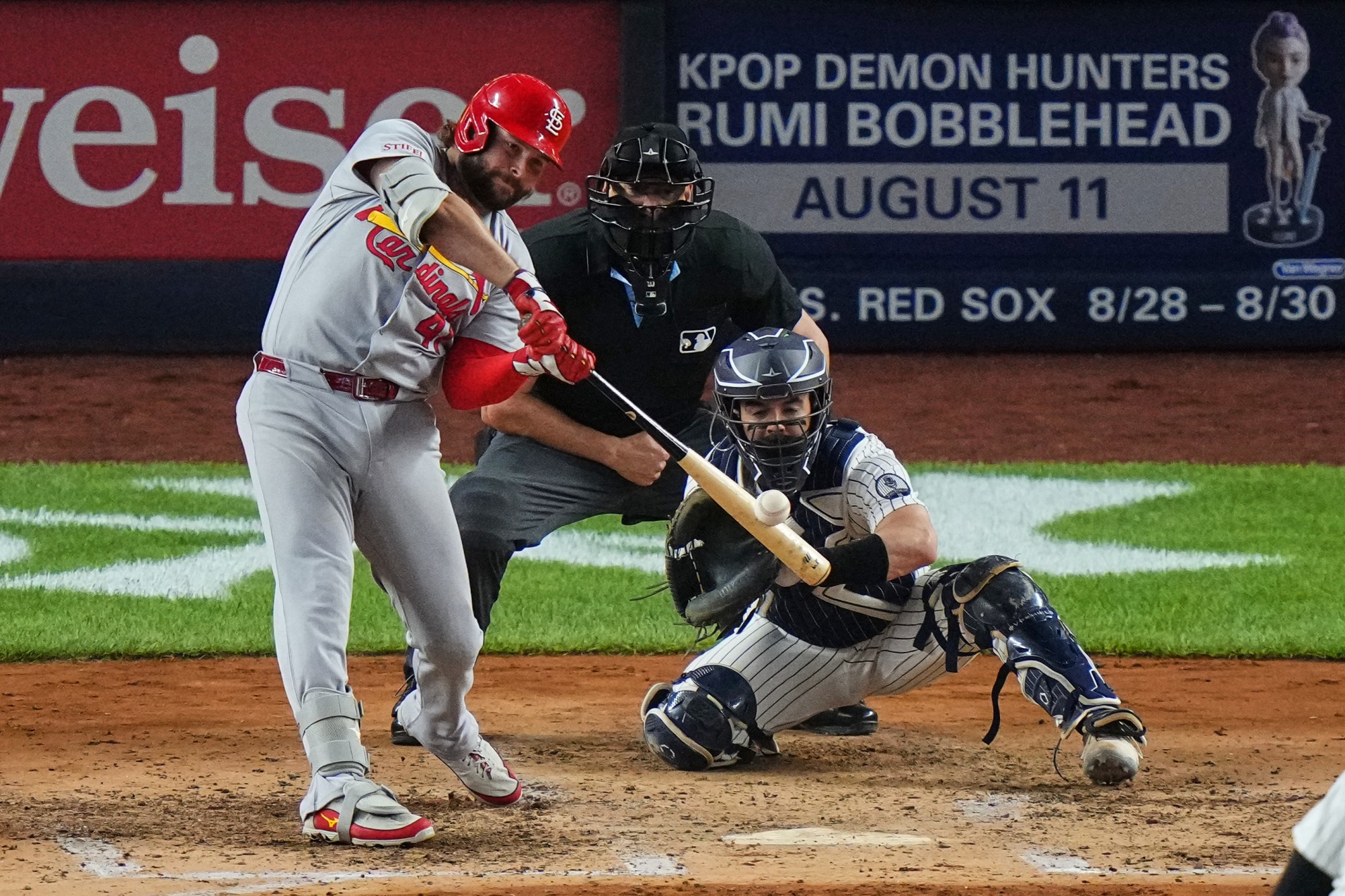 Alec Burleson's Record Three Homers Spark Cardinals' Seven-Run Eighth, Defeating Yankees 13-7