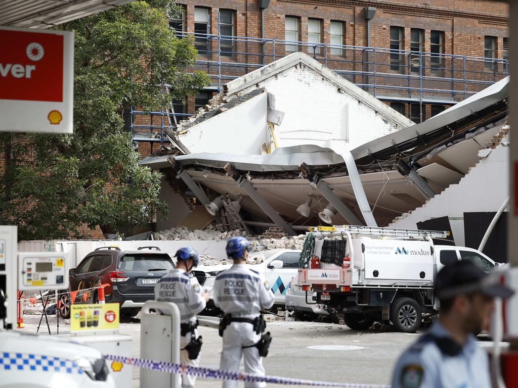 Seven injured, two seriously, as Ultimo building collapses at Sydney demolition site.