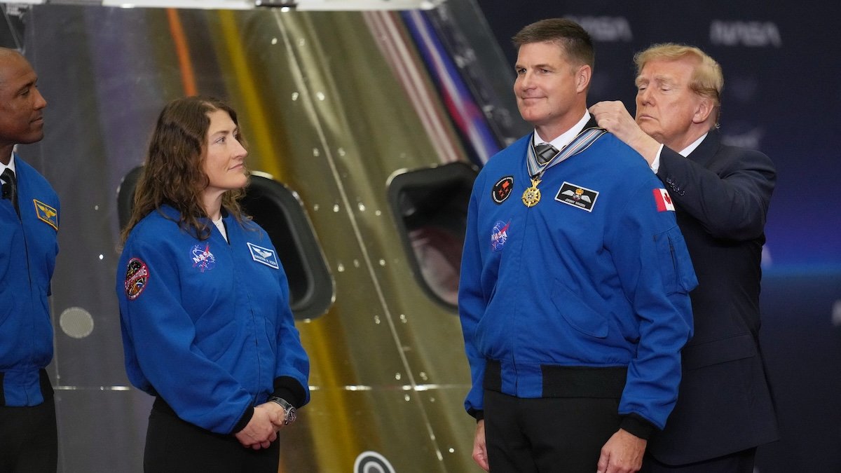 Artemis II astronauts receive the nation's highest space honor following their historic moonshot.
