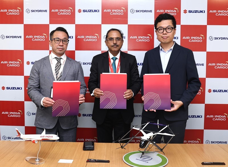 Air India, SkyDrive, Suzuki Partner to Study eVTOL Medical Logistics for India