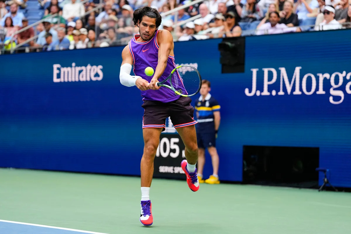 Carlos Alcaraz opens his US Open title defense against Roman Safiullin