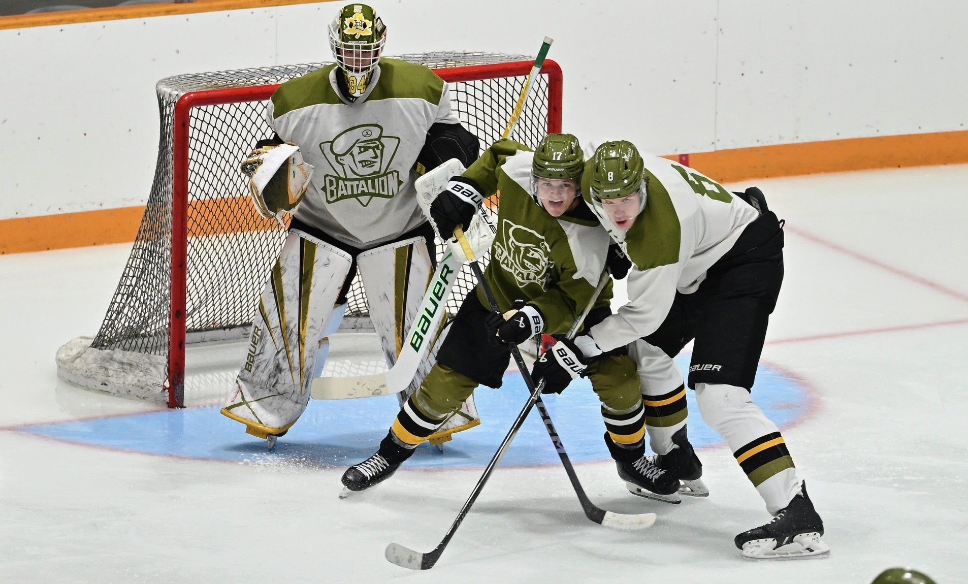 North Bay Battalion coach Ryan Oulahen prioritizes high compete levels at training camp.