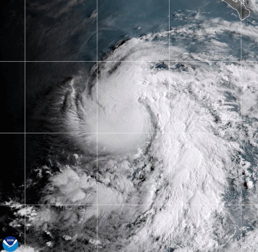 Hurricane Karina Rapidly Strengthens Into a Category 3 Major Storm in the Pacific