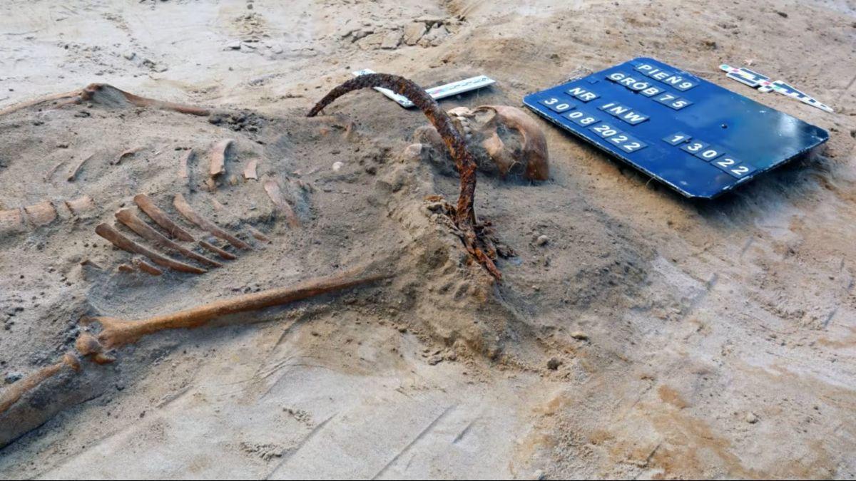Polish researchers investigate a 17th-century burial site featuring unusual restraints against the dead