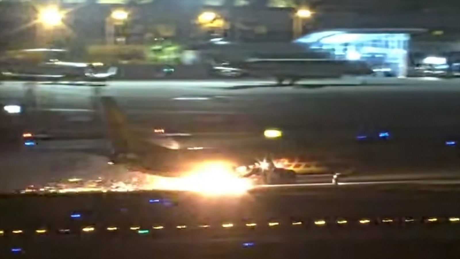 DHL Cargo Plane Catches Fire During Emergency Landing at LAX