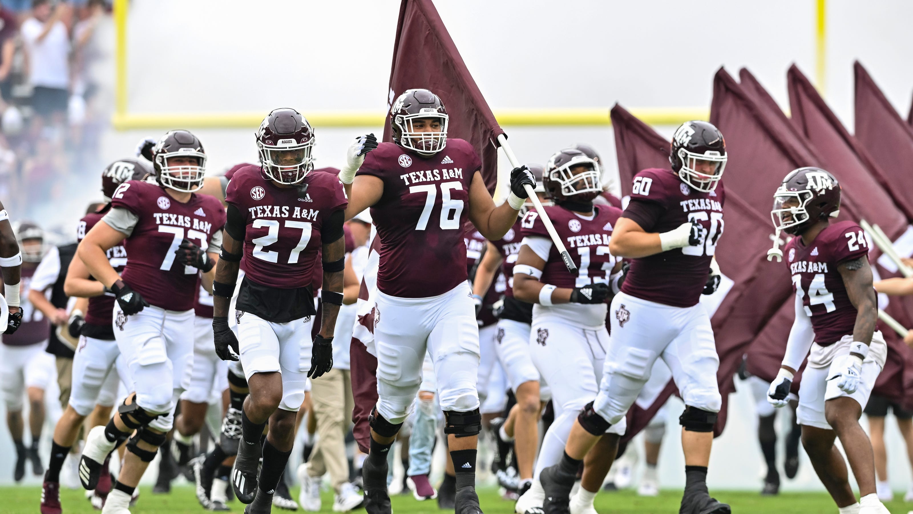 Texas A&M Reveals Military-Themed 'Honor and Support' Camouflage for Arkansas Matchup