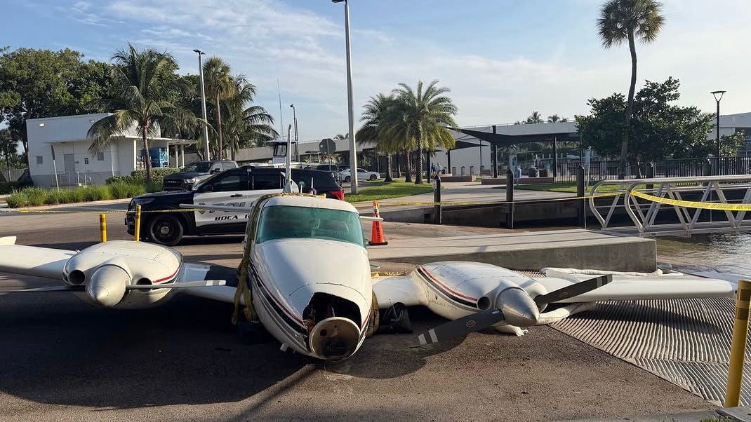 Pilot Executes Controlled Emergency Water Landing Off Boca Raton Coast After Mechanical Failures