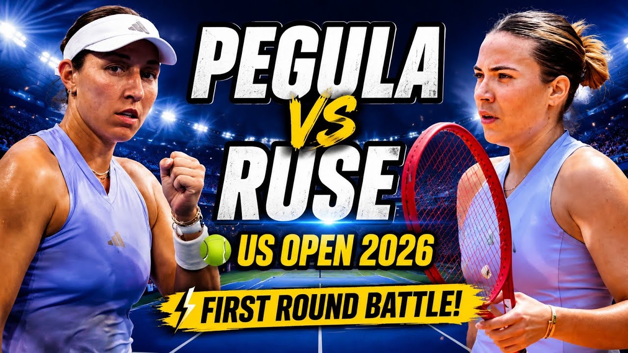 Jessica Pegula overcomes early nerves to win her opening match at the US Open
