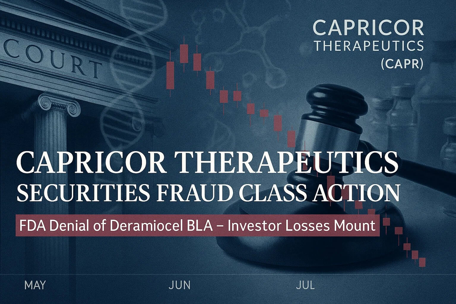Robbins LLP Files Class Action Against Capricor Therapeutics Over Alleged Misleading FDA Approval Claims