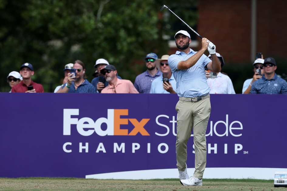 Scottie Scheffler Dominates FedEx St. Jude Championship, Extends FedEx Cup Lead with Eight-Shot Victory.