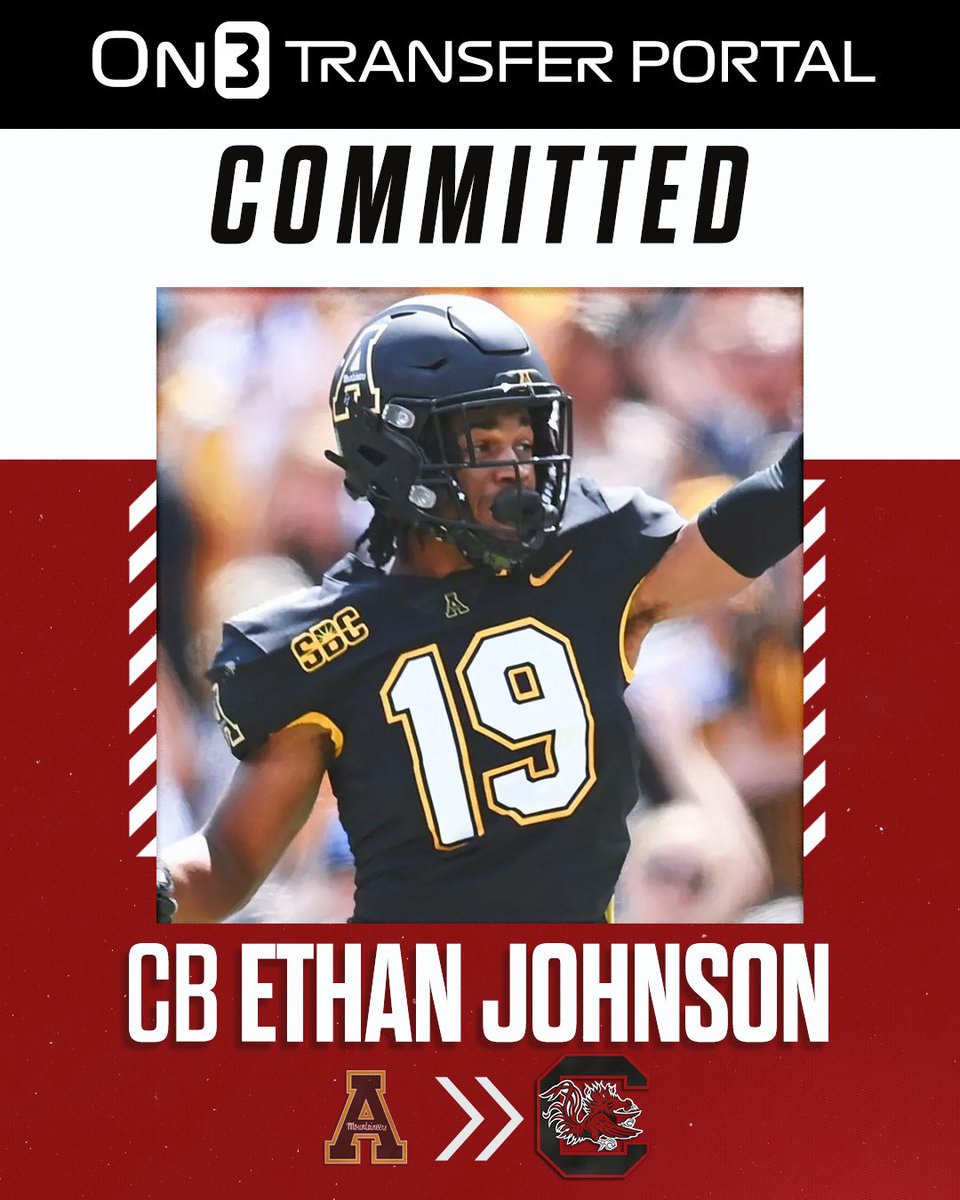Former Appalachian State Cornerback Ethan Johnson Joins South Carolina After Going Undrafted