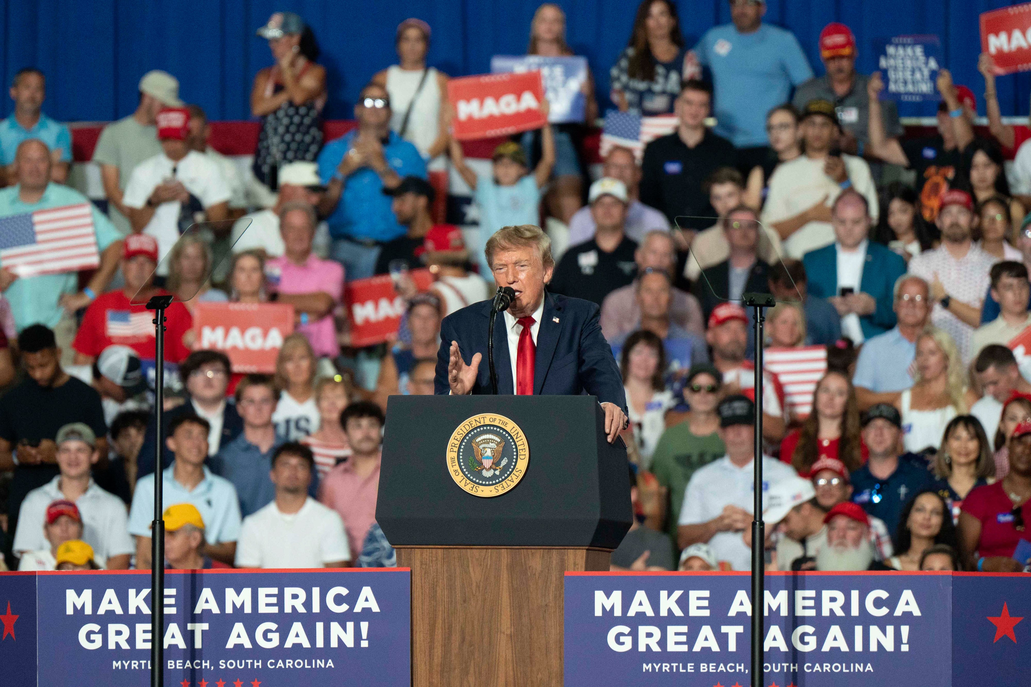 Trump Urges Supporters to Treat Midterms as if He Is on the Ballot