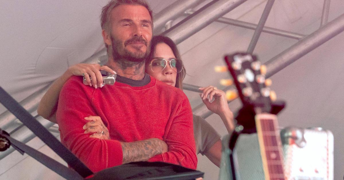Cruz Beckham performs at Reading Festival as family shows united public support
