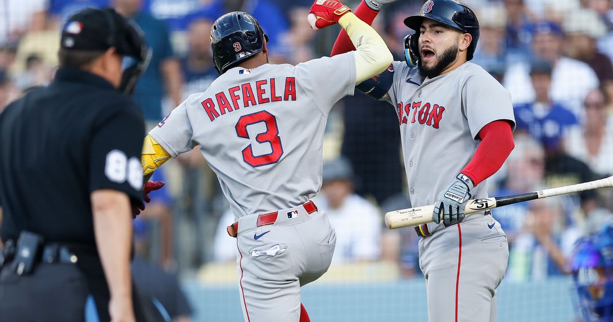 Ceddanne Rafaela's Two Home Runs Lead Red Sox to Eighth Consecutive Series Win Against Dodgers
