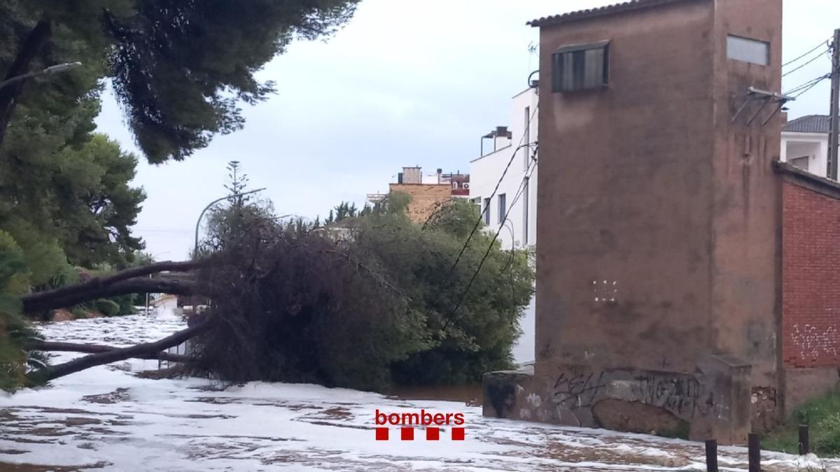 Persisten los daños materiales tras las fuertes lluvias registradas en el sur de Tarragona