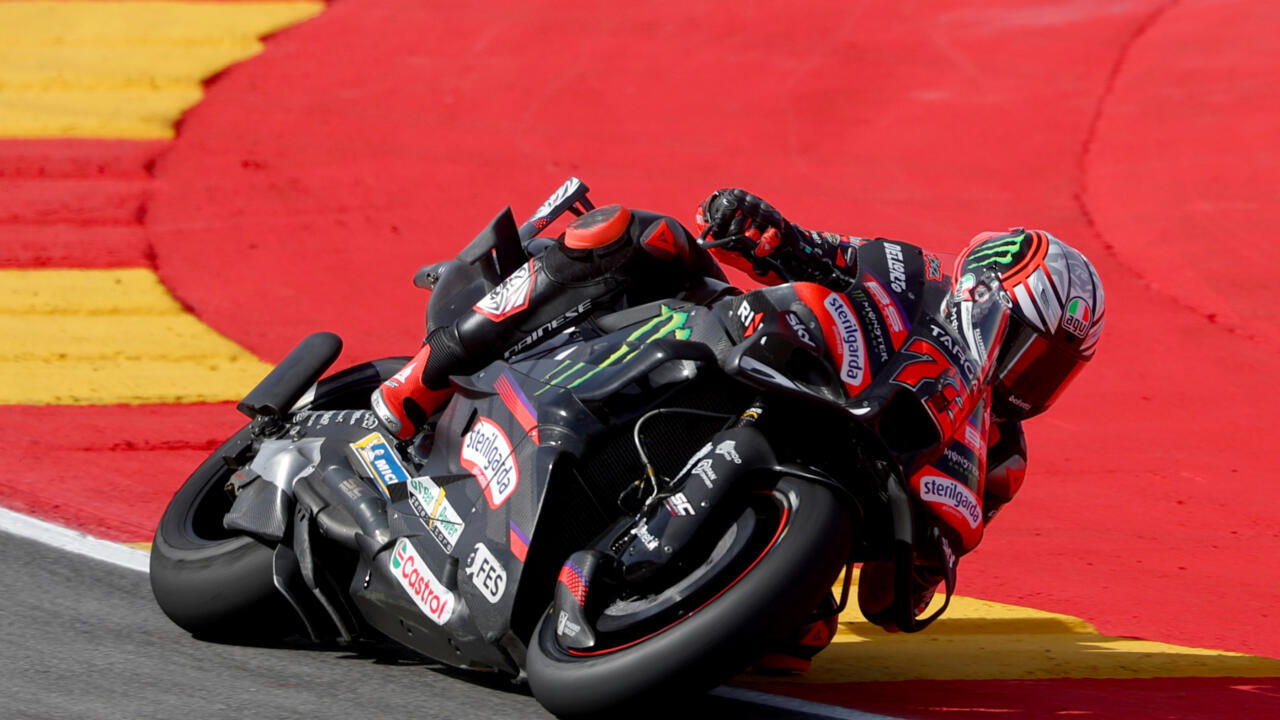 Marco Bezzecchi sets a new Aragon track record during Friday practice session.