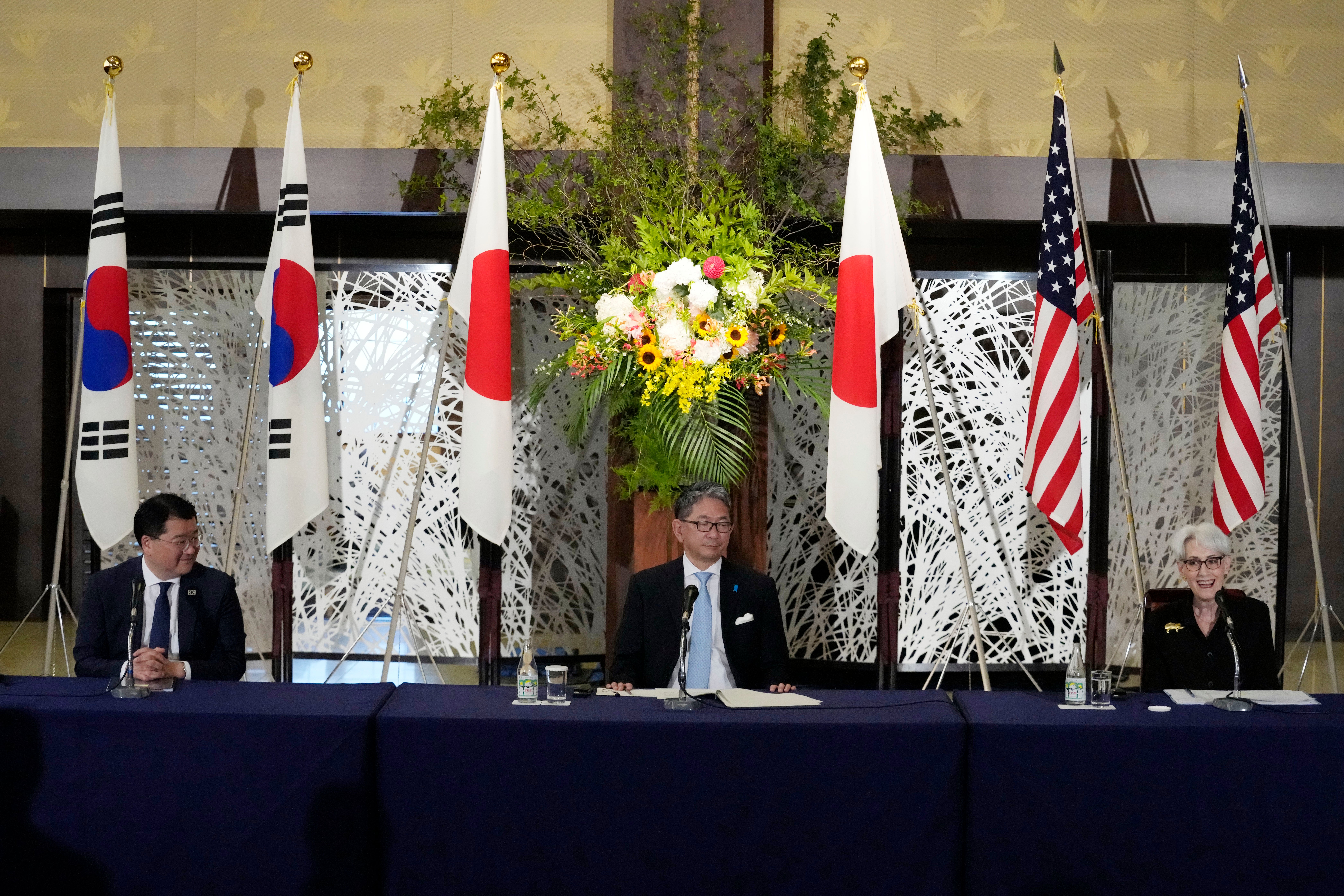 U.S., South Korea, Japan Reaffirm North Korea Denuclearization