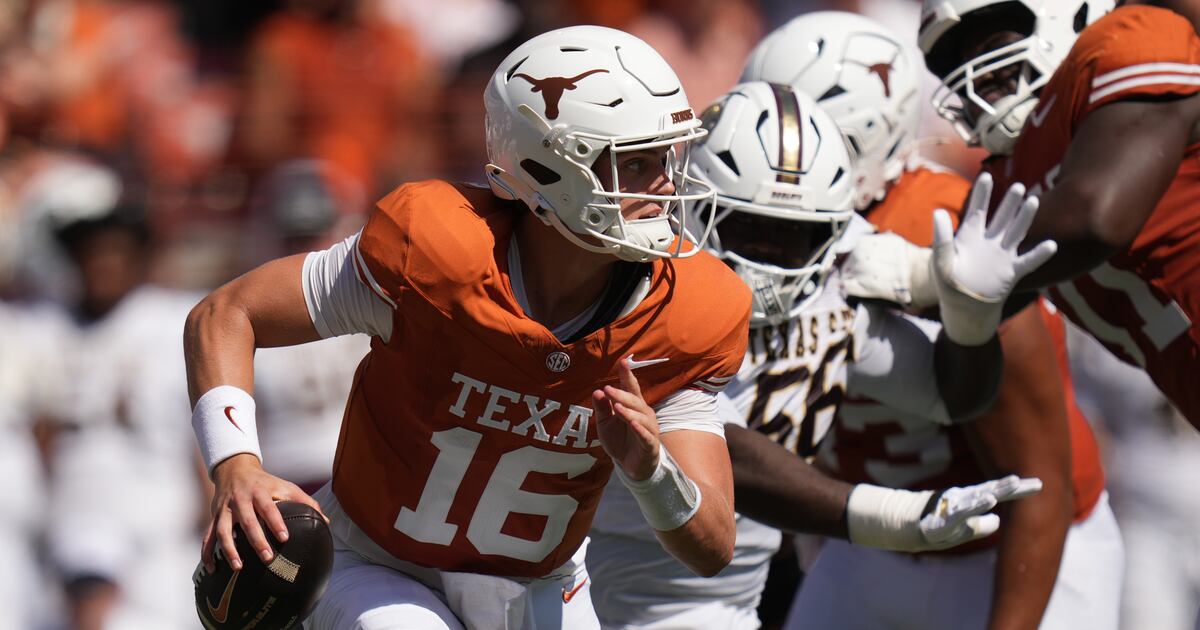 Arch Manning and No. 5 Texas Rout Texas State in Season Opener