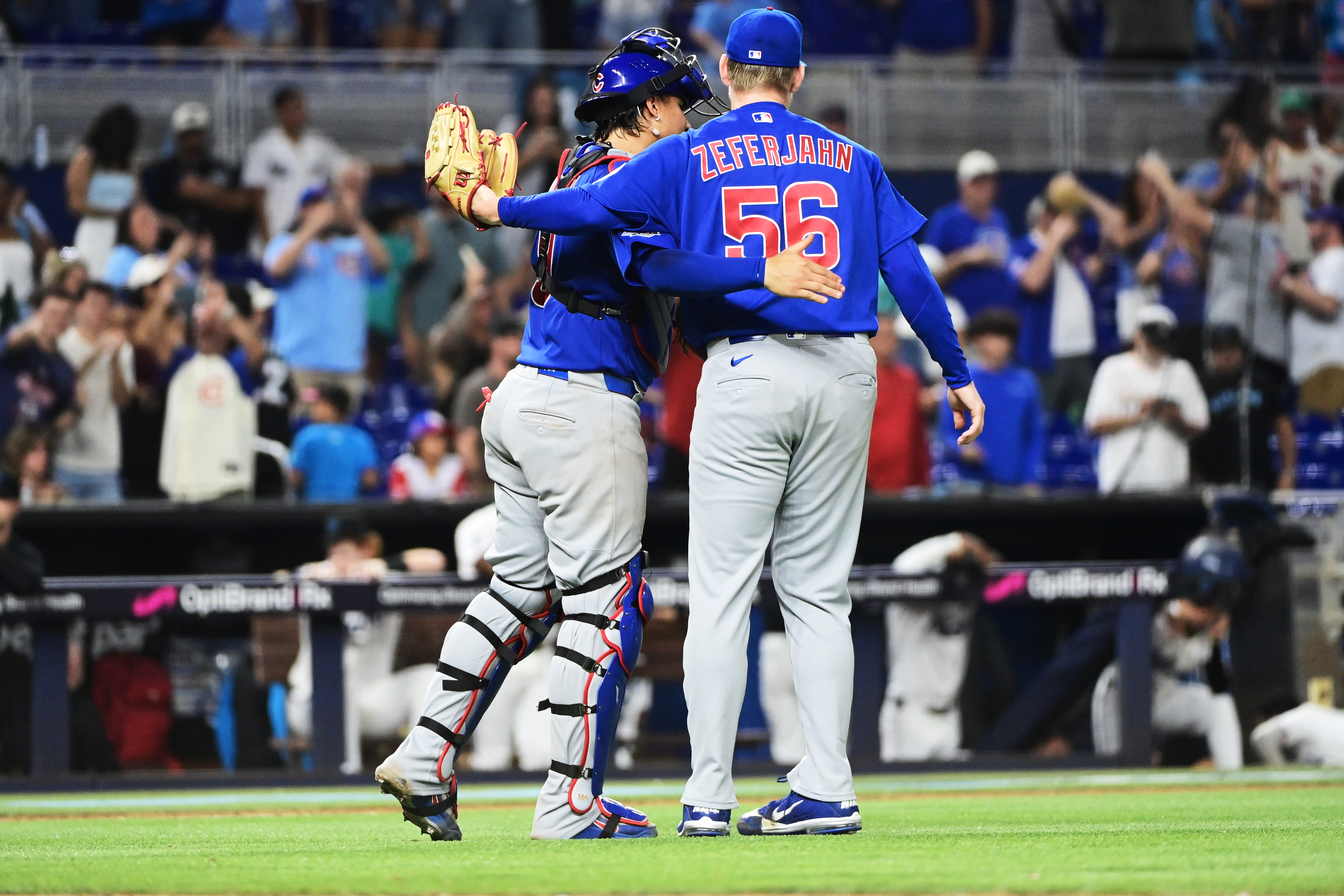 The Chicago Cubs recall Javier Assad from Triple-A to start against Miami.