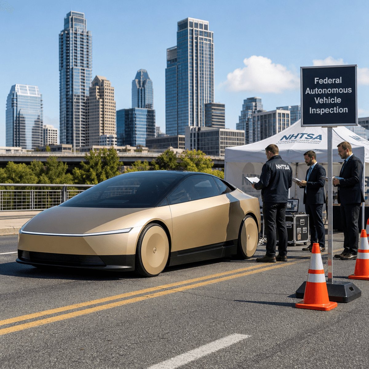 Federal Regulators Launch Safety Investigation Into Tesla's New Steering-Wheel-Free Cybercab