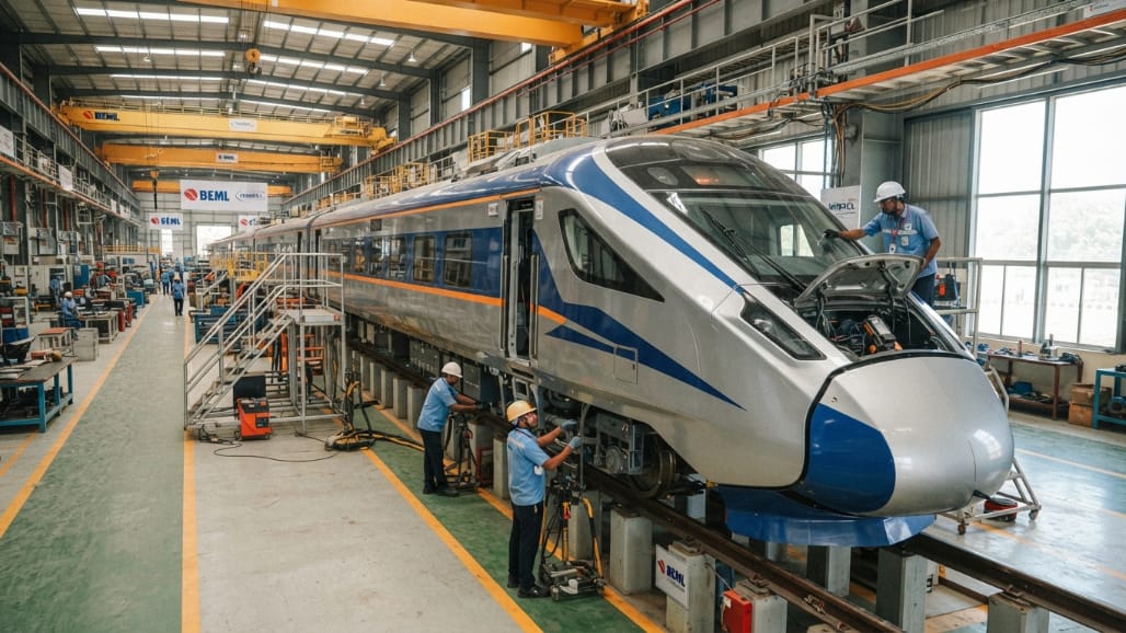 BEML Secures ₹5,400 Crore Contract For Mumbai-Ahmedabad High-Speed Rail Project