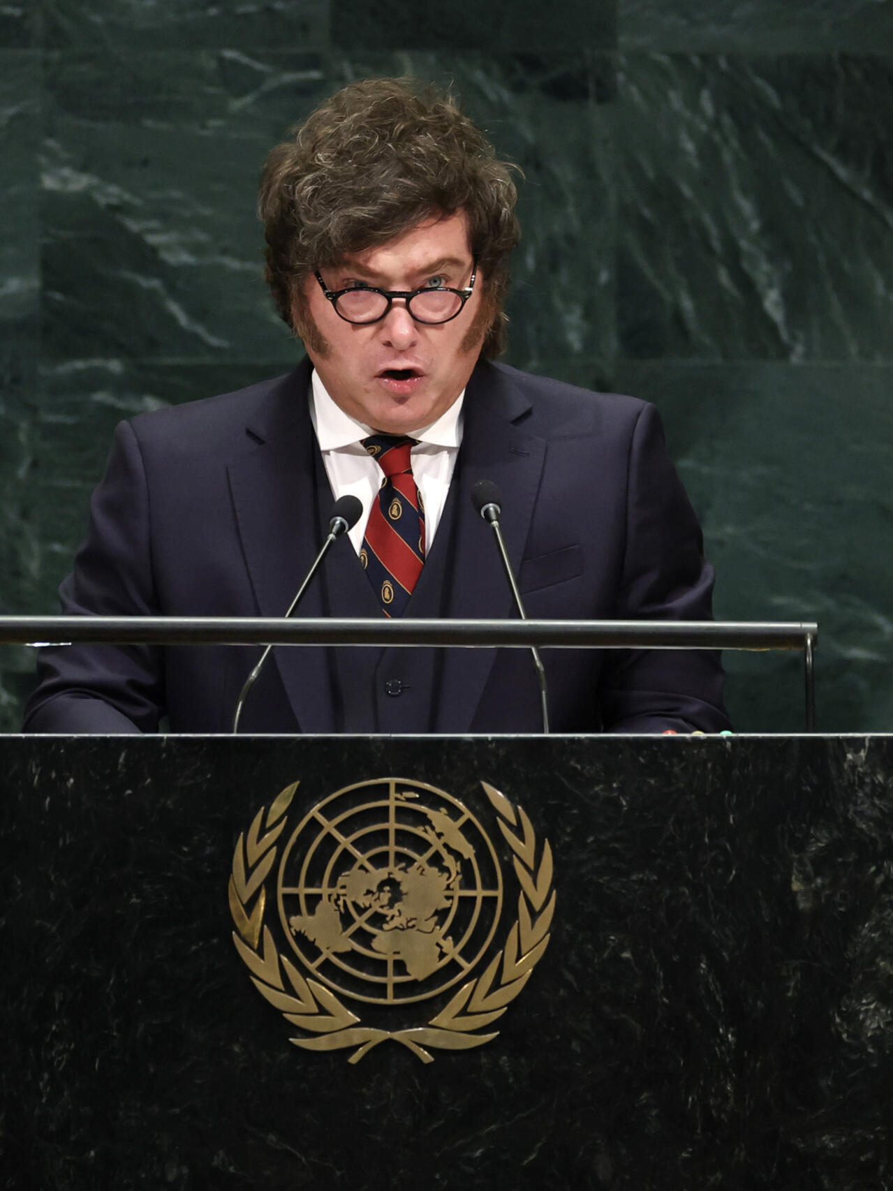Javier Milei criticizes the UN and seeks Trump's support on the Falklands dispute