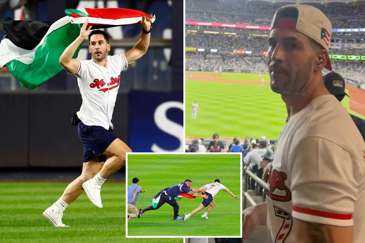 Palestinian Flag-Waving Fan Detained During 9/11 Yankees-Mets Game at Yankee Stadium