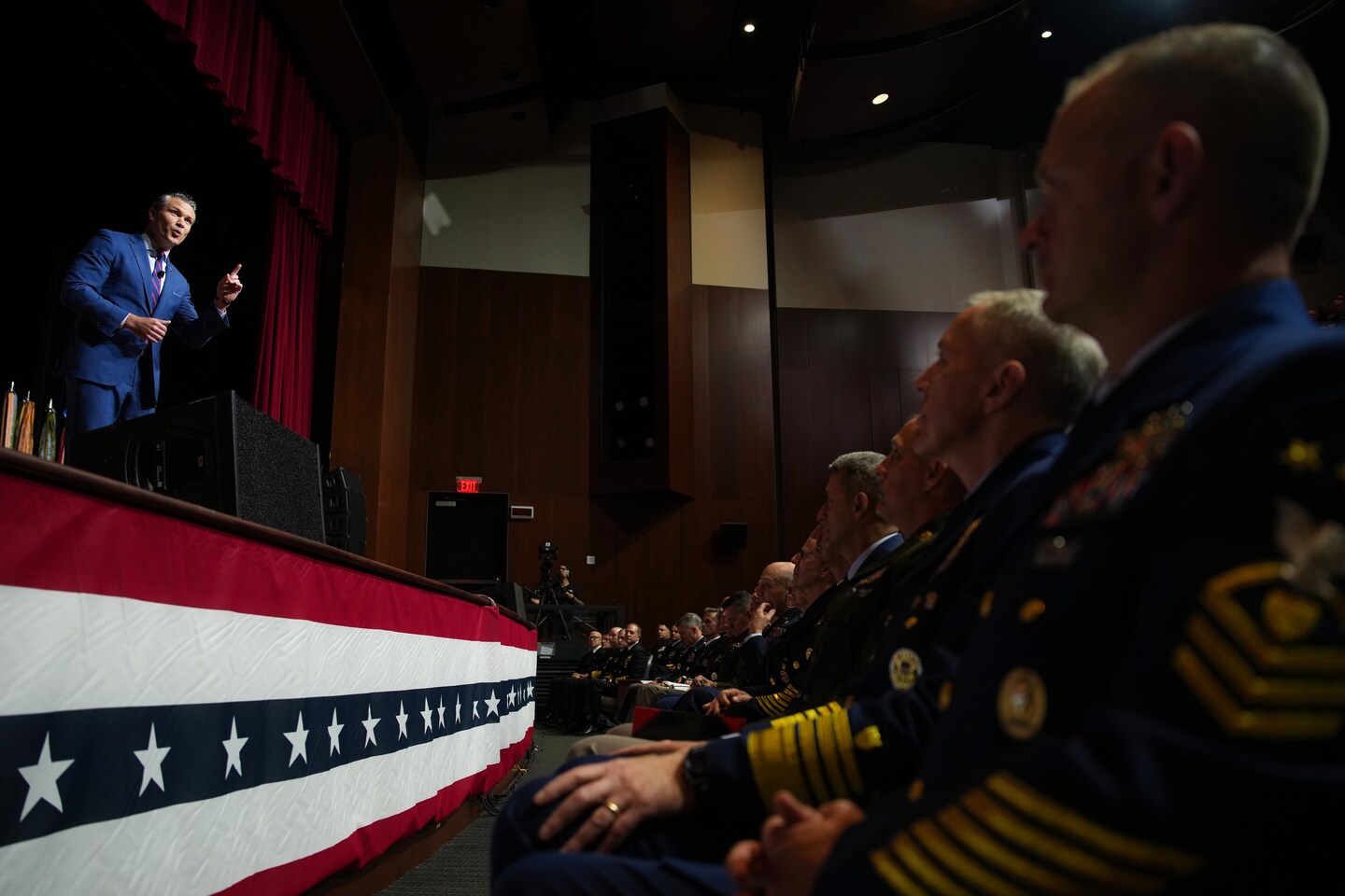 Defense Secretary Hegseth addresses hundreds of troops in Quantico to outline upcoming plans.