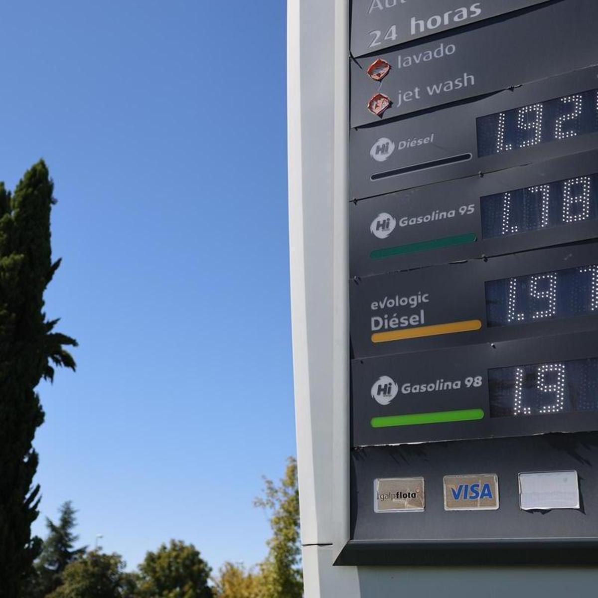 El diésel vuelve a ser más barato que la gasolina por primera vez