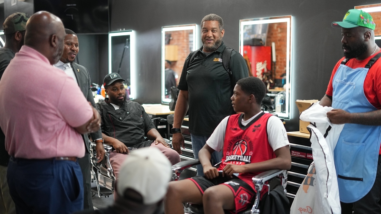 Inside a Philadelphia barbershop, Black men debate their political past and future